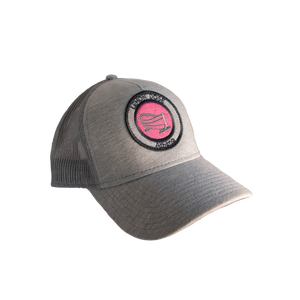 embroidered patch fishing boat trucker cap