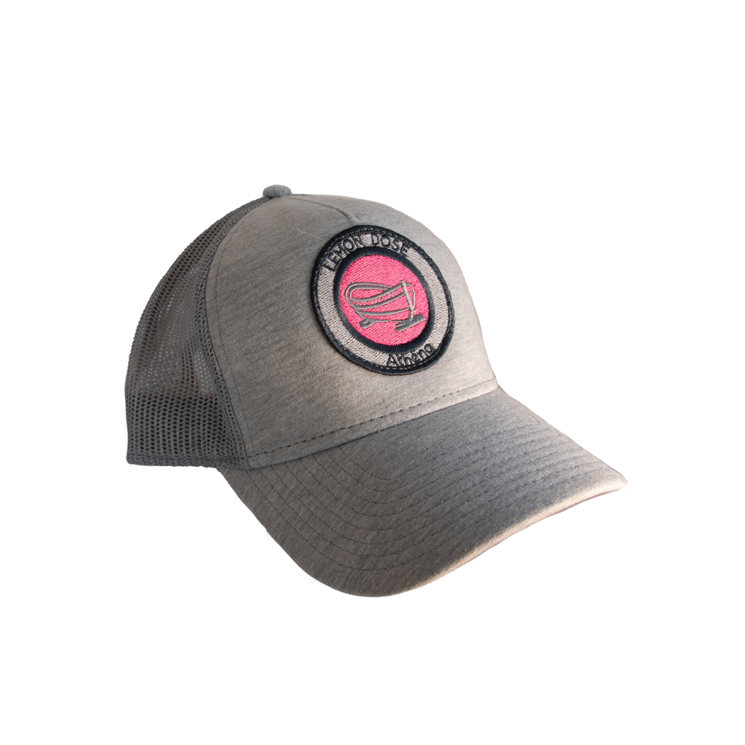 embroidered patch fishing boat trucker cap