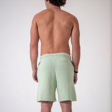 Load image into Gallery viewer, lemondose-sweatshorts-green-back