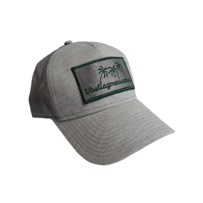 embroidered patch Vouliagmeni trucker cap